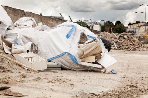 Recycling and landfill diversion during a waste removal job