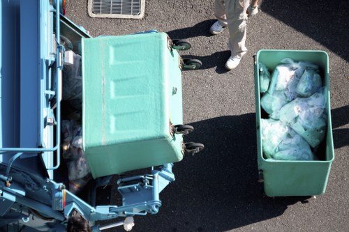 Whistleblowing and reporting concept for rubbish removal services