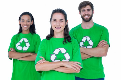 Efficient rubbish removal services in action